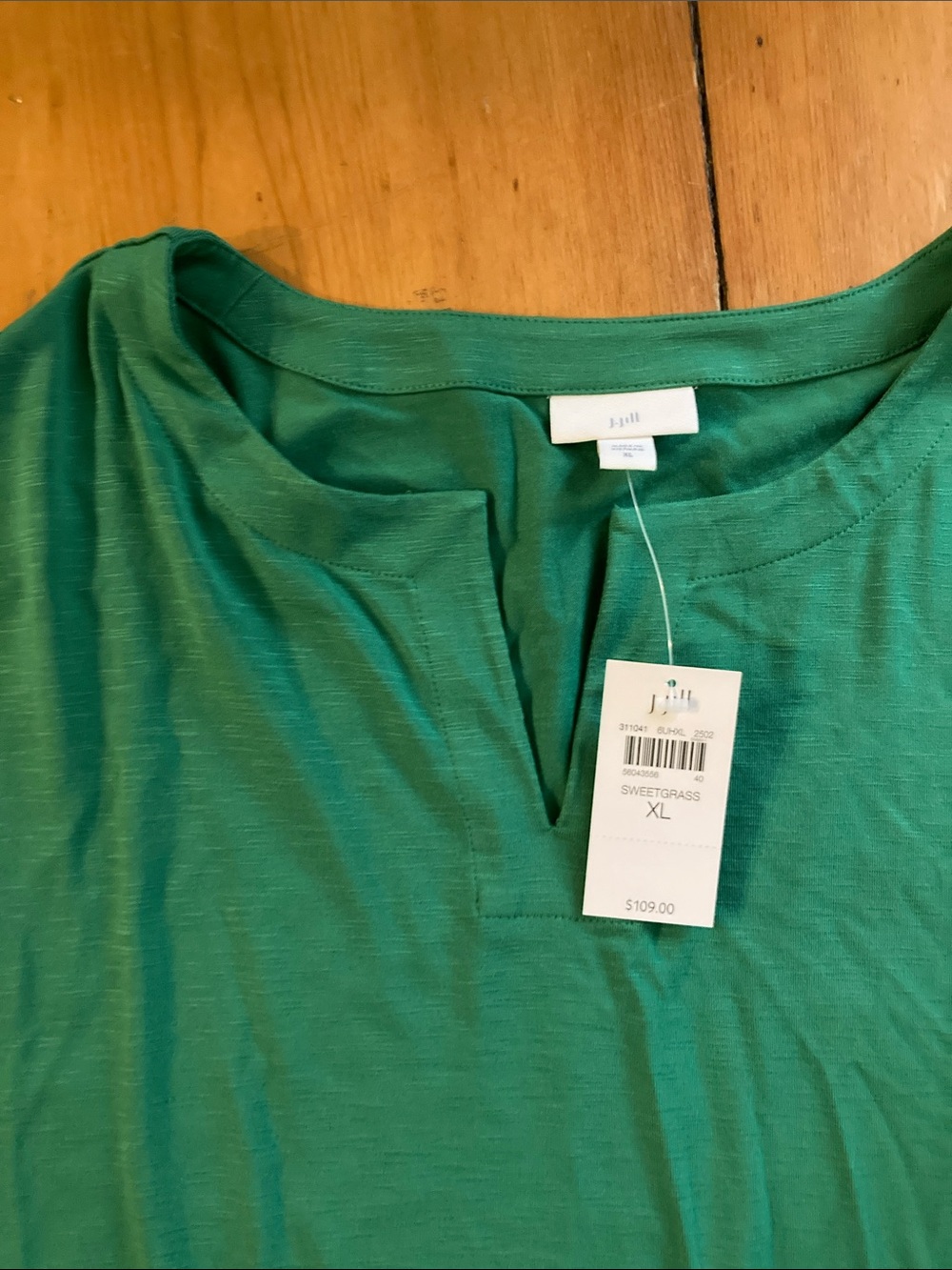 J. Jill Sweetgrass Green Maxi Dress